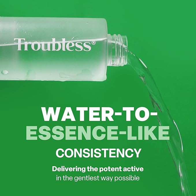Troubless Mild Clear Toner Essence - Tea Tree Facial Toner for All Skin Types | Hydrating Skin Toner, Daily Skin Care (6.76 fl oz)