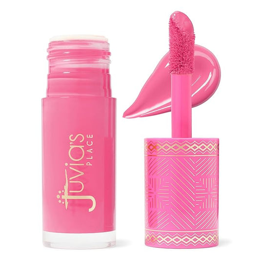 Juvia's Place Blushed Liquid Blush PinkLady - Dewy Tint Cheeks Makeup Glow Pigment Effortless Beauty Long Lasting Cosmetics Soft Creamy Natural Buildable All Skin Color Light Flawless Finish Blend
