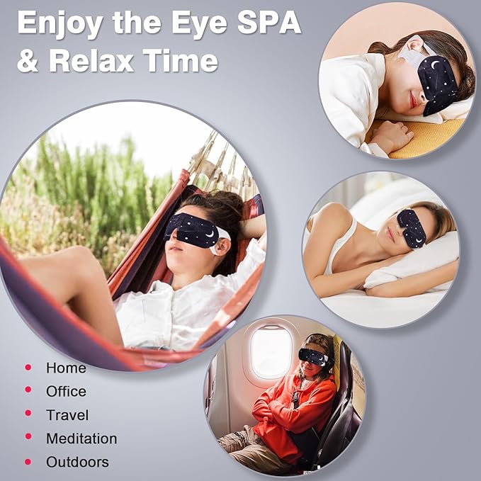 15PCS Steam Eye Mask, No Scent, Self-Heating Eye Mask, Eye SPA Mask, Relieve Eye Strain Fatique, Dark Circles, Puffiness(15pcs)