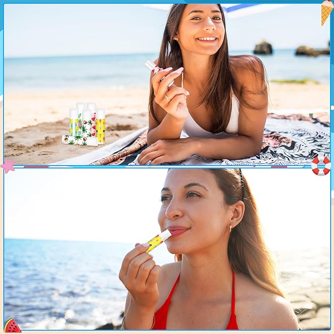 50 Pcs Summer Lip Balm Bulk Gifts
