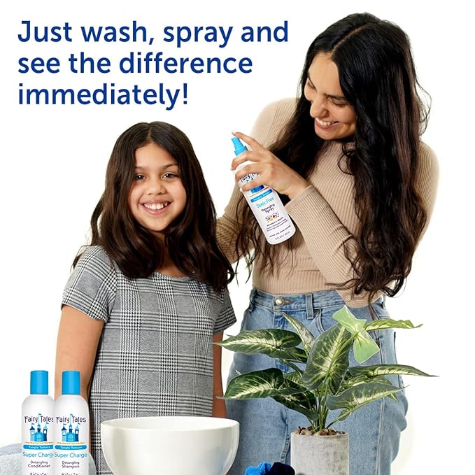 Fairy Tales Tangle Tamer Detangling Conditioner for Kids - Ultra Moisturizing and Anti Frizz Protection - Paraben Free, Sulfate Free - 12 Oz