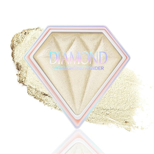 Boobeen Highlighter Makeup Palette, Baked Highlighter Bronzer Powder