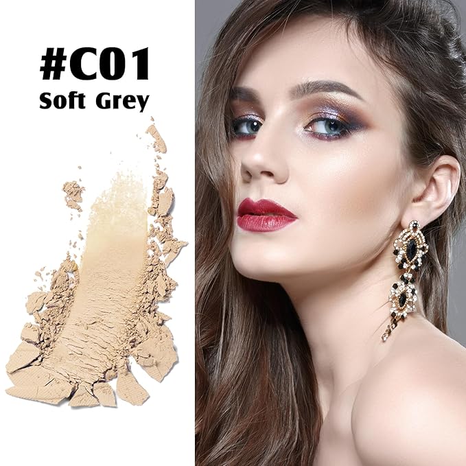 Contour Palette with Brush, Cream Contour Powder Palette