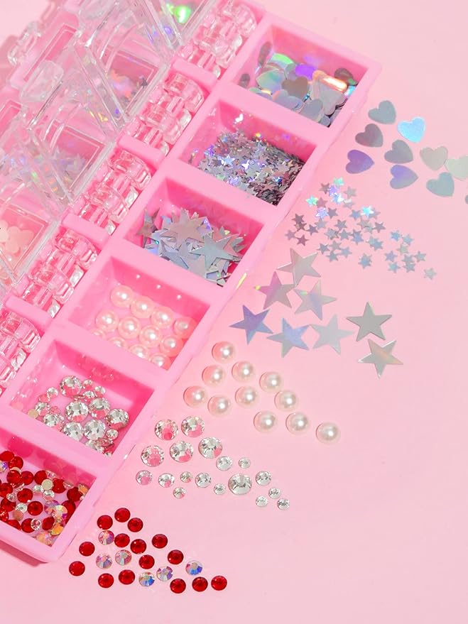 Euphoria makeup kit with glitter and gems/Professional makeup set