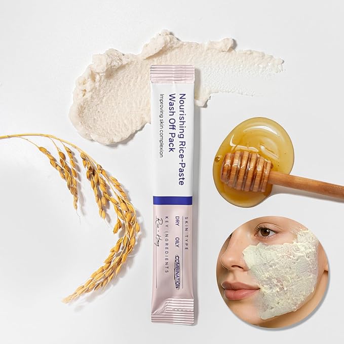 PONGDANG Nourishing Rice-Paste Wash-Off Mask | Gentle Exfoliation & Oil Control | Hydrating Care with Organic Rice Extract & Antioxidants | Helps Improve Skin Tone & Texture | Korean Skin Care
