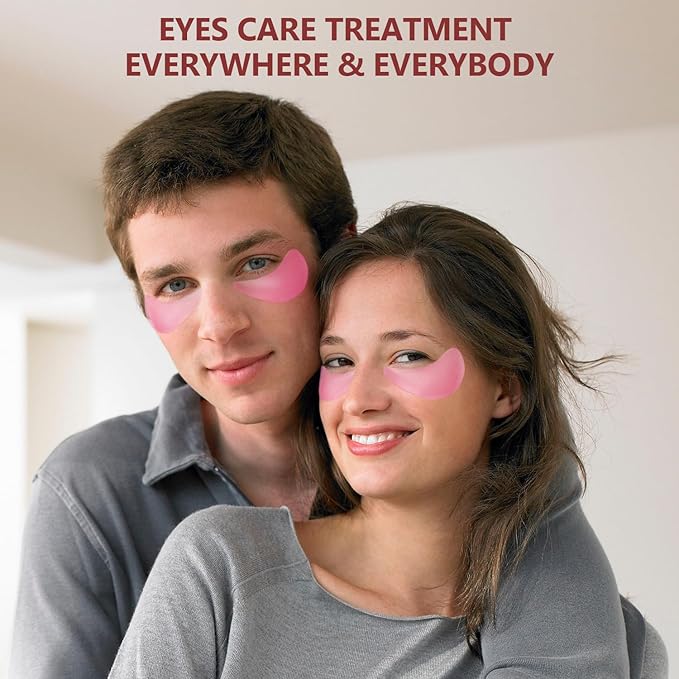 60 pcs pink under eye