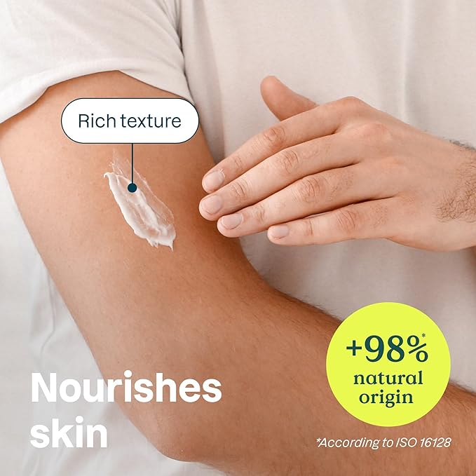 ATTITUDE Body Cream, EWG Verified Moisturizer, Vegan Moisturizing Products For Dry Skin, Dermatologically Tested, Ginseng and Grapeseed Oil, 8 Fl Oz (Pack of 6)