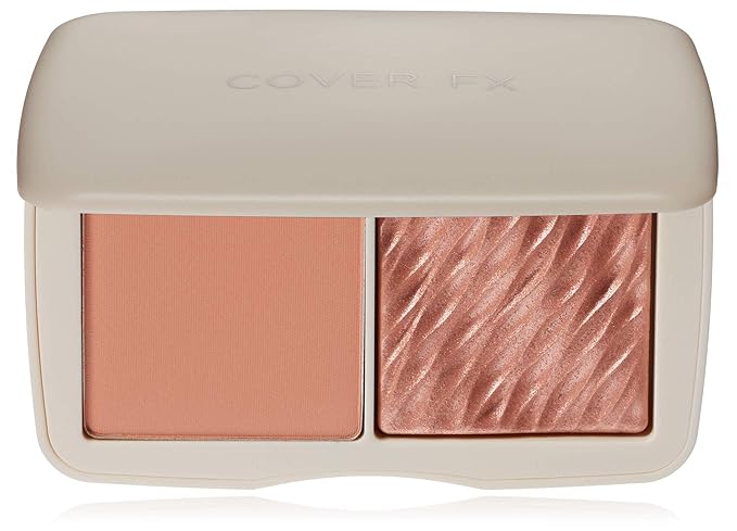 COVER FX Monochromatic Powder Blush Duo - Soft Impact Color