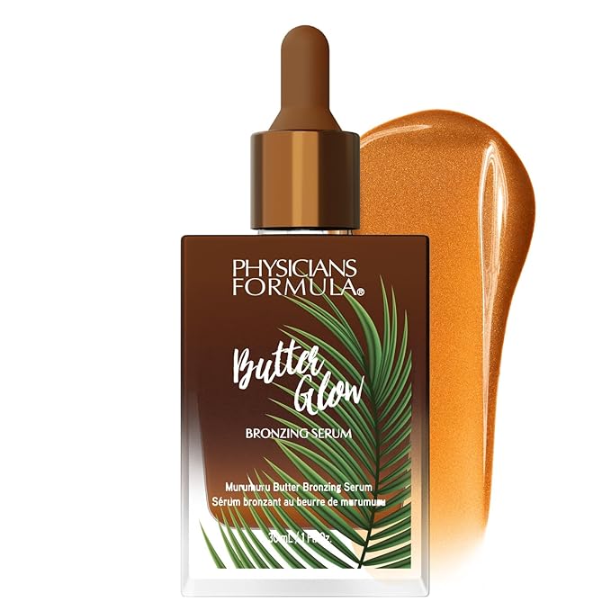 Physicians Formula Butter Glow Bronzing Serum, Innovative & Nourishing Skincare Bronzing Drops for Radiant, Natural Sunkissed Complexion - Sunkissed Glow