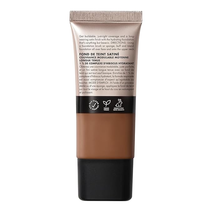 e.l.f. Soft Glam Foundation, Medium Coverage, Long-Lasting & Deep Cool