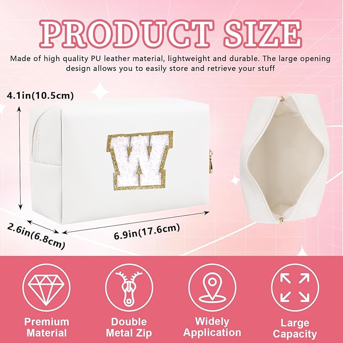 Personalized initial letter patch makeup