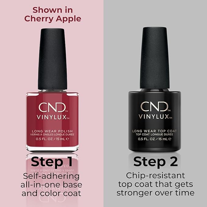 CND Vinylux Longwear Red Nail Polish, Gel-like Shine Longwear