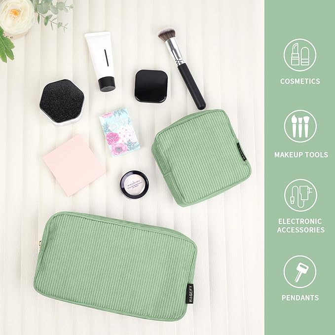 Magefy makeup bag for purse,