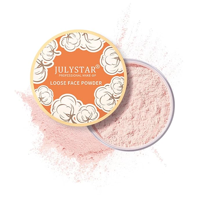 Pink Setting Powder Loose Face Powder Matte Soft