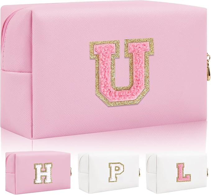 Personalized initial letter patch makeup