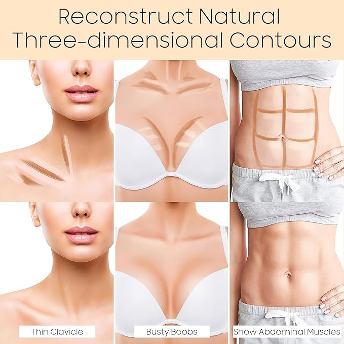 2023 Upgrade Contour Stick, 2 Colors Double-end Contour Stick,