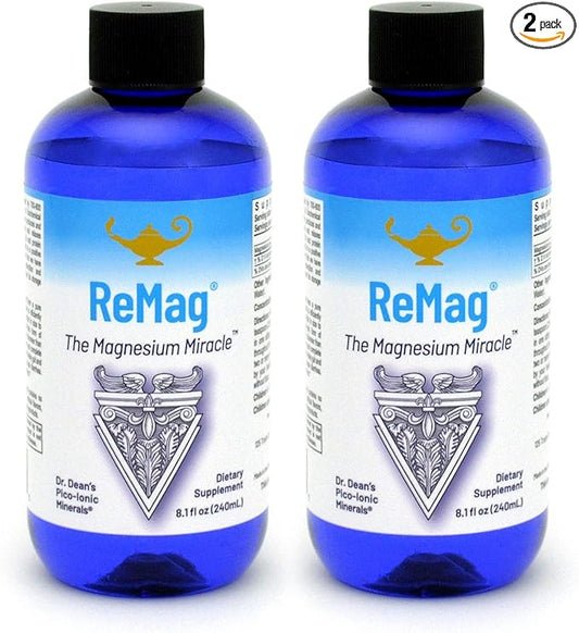 RnA ReSet ReMag – High Absorption Magnesium Chloride Liquid, 8.1 Fl Oz (2-Pack)