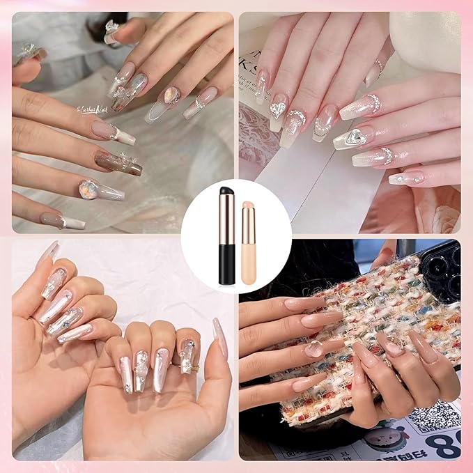 2 pack silicone nail brush