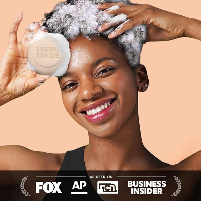 Castor Oil Shampoo Bar 2.0 - Hydrating & Moisturizing Natural Hair Soap Bar Shampoo for Hair Growth & Scalp Nourishment - Bathing Soap Solid Shampoo for All Hair Types (120g, 4.23oz)