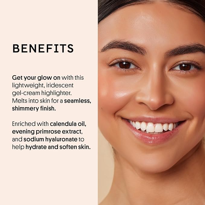 Winky Lux Cheeky Rose Liquid Highlighter, Gel Cream Blush Wand, Blendable & Buildable Pigment, Long Lasting Weightless, Nova