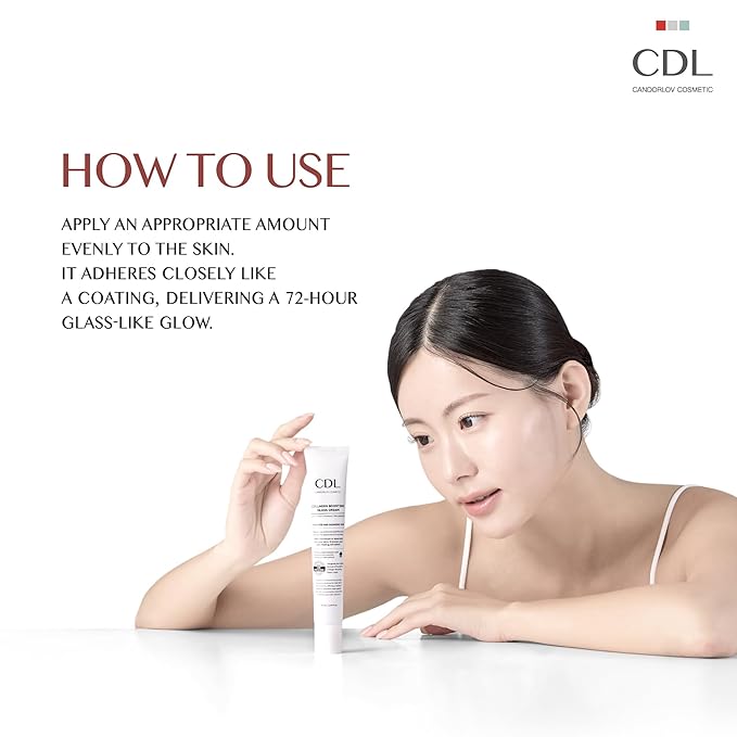 Collagen Boosting Glass Cream, Korean Glowing Skin Deep Hyrdration for 72 HR, Instant Elasticity Improving,PDRN Pomegrante Hyaluronic Acid, Korean SKin Care, 1.69 oz