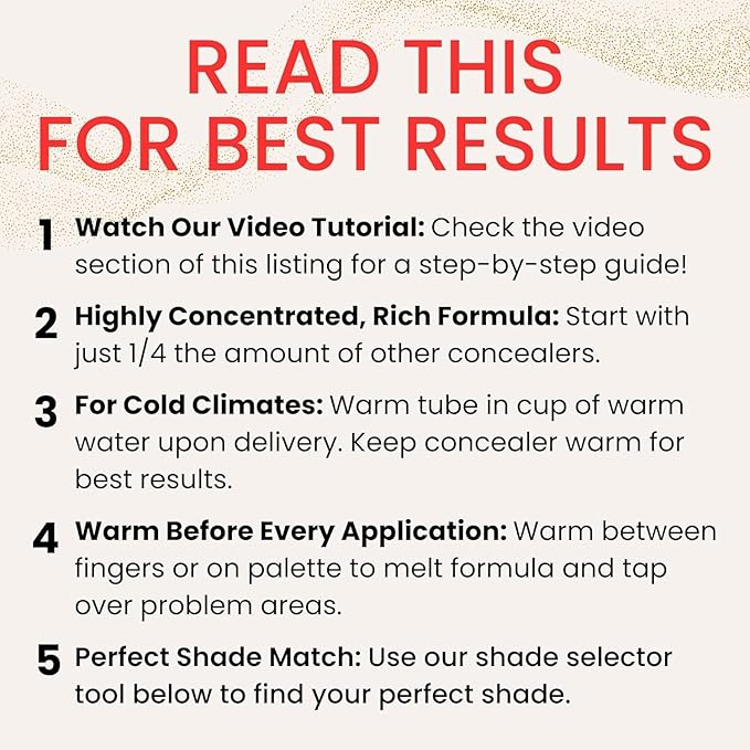 Fièra Luxury Concealer with Anti-Aging - All Day 0.5 Ounce