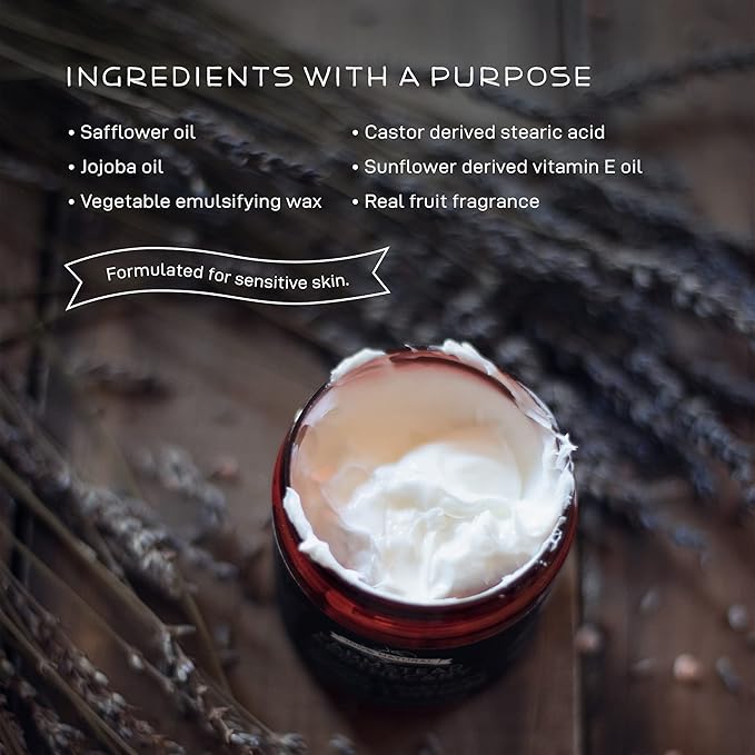 Farmstead Apothecary 100% Natural Anti-Aging Face Cream with Jojoba Oil, 4 oz (Lemon Lavender)