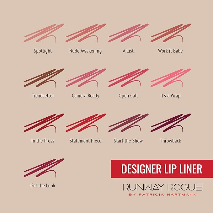 Runway Rogue Designer Liner Lip Pencil, Matte Muted-Plum Lip