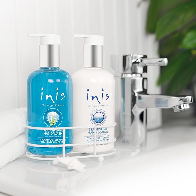 Inis the Energy of the Sea Liquid Hand Soap & Hand Lotion Caddy