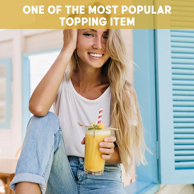 Fanale Premium Mango Bubble Tea Flavoring Powder | Perfect for Baking, Smoothies, Desserts and Drinks | Instant Flavoring Powder for Boba Milk Tea - 2.2 Pounds (Pack of 20).