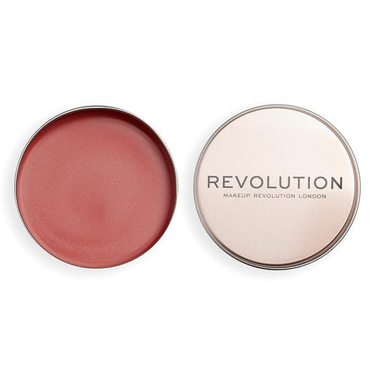 Revolution, Balm Glow, Multi-Use Balm for Cheeks, Eyes & Lips, Buildable Formula, Dewy Finish, Peach Bliss, 1.12 Oz.