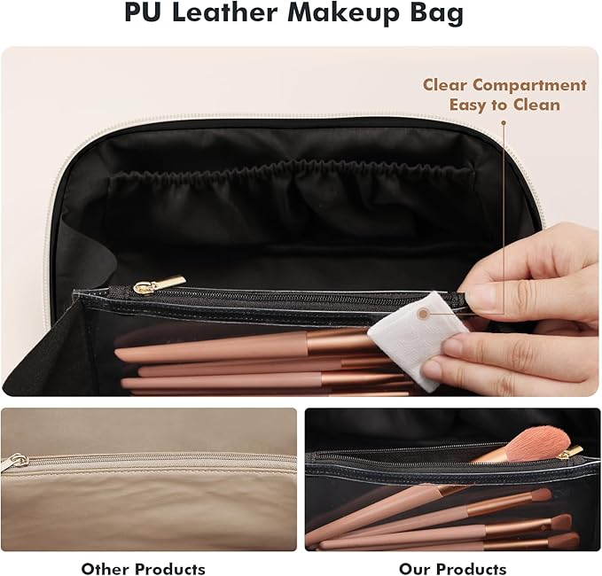 Prite travel cosmetic bag makeup