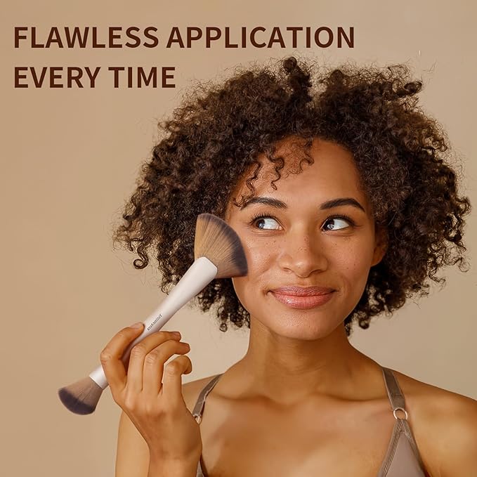 Makeup Brushes, Dual End Makeup Brush Set 7 Pcs, Foundation Contour Powder Concealer Eye Shadows Blush Make Up Brushes, Travel Gift Set, Cruelty-Free