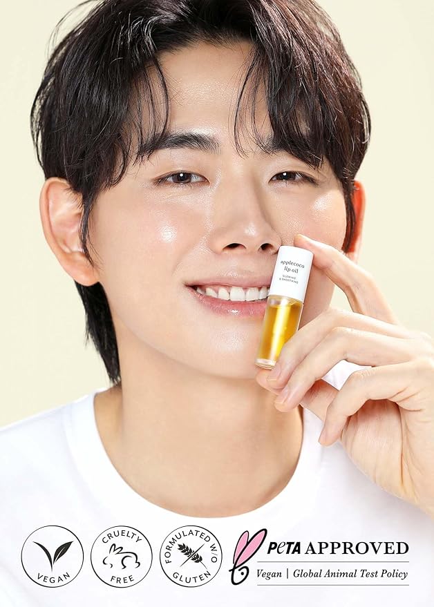 NOONI Korean Hydrating Lip Oil Applepeony + Applecoco Bundle