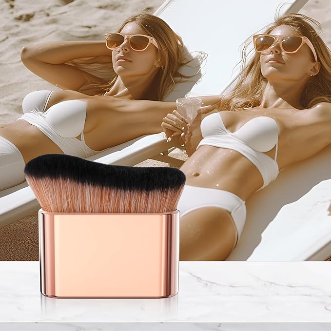 docolor Self Tanner Brush Body Makeup Brush for Flawless Face and Body Makeup, Sunless Tanner Blending Brush Body Brush for Self Tanner, Bronzer, Foundation, Vegan & Cruelty Free