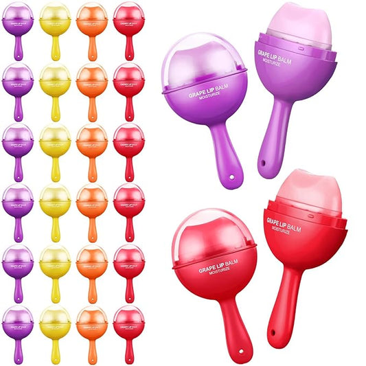 24 Pcs Lollipop Lip Balm Bulk