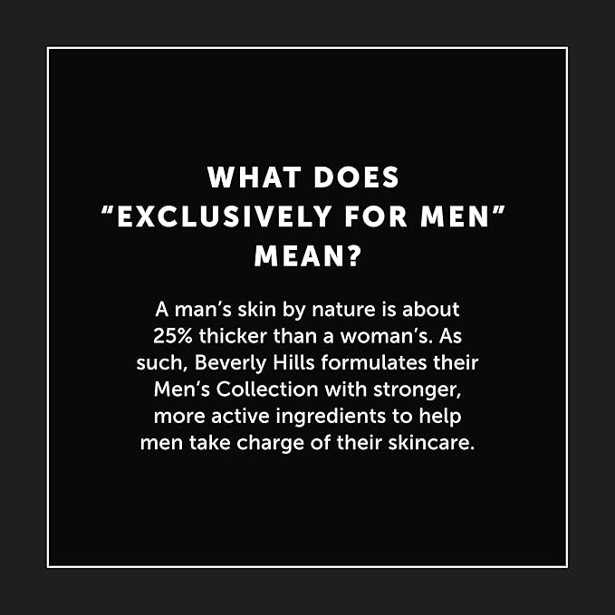 Beverly Hills Mens Instant Facelift and Eye Serum Treatment for Dark Circles, Puffy Eyes, and Wrinkles