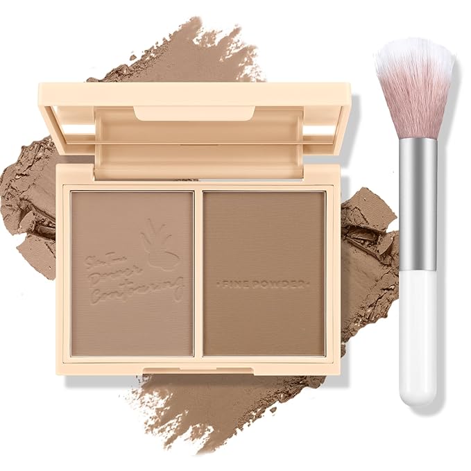 Boobeen Highlighter Contour Makeup Palette Face Matte Bronzer