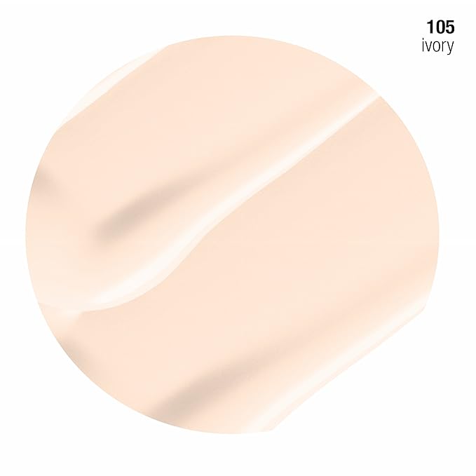 COVERGIRL Clean Makeup Foundation Ivory 105, 1 oz (Pack of 2)