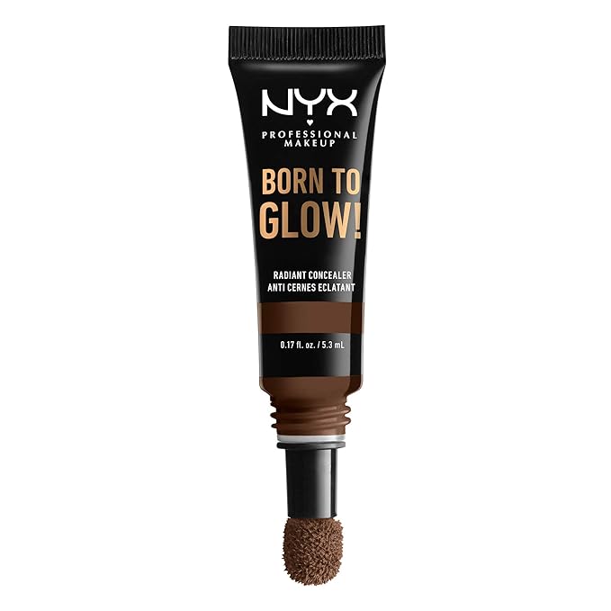 NYX PROFESSIONAL MAKEUP Born To Glow Radiant Concealer, Medium Coverage - Deep