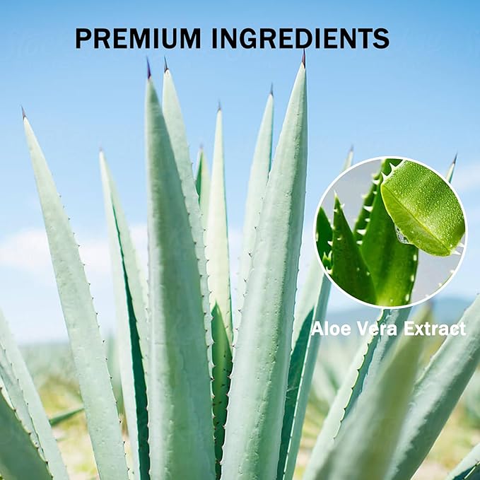16PCS Travel Size Aloe Vera Gel,Soothing After Sun Lotion for Face and Body,Organic Hydrating Aloe Vera Gel for After Sun Care,Instant Cooling,Refreshing Face Moisturizer Set, 1.05 Oz