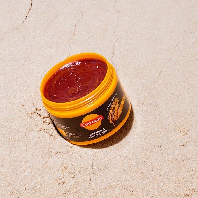 Intensive Tanning Gel, Tanning Gel, Natural Tanning Accelerator Cream Gel, Brown Tanning Gel, Natural Tanning Cream Gel for Sunbeds & Outdoor Sun, Bronze
