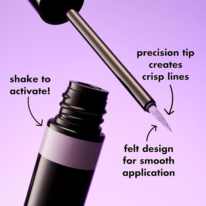 e.l.f. H2O Proof Inkwell Eyeliner Pen, High-pigment, Waterproof Liquid Eyeliner, Delivers A Matte Finish, Vegan & Cruelty-free, Sugarplum