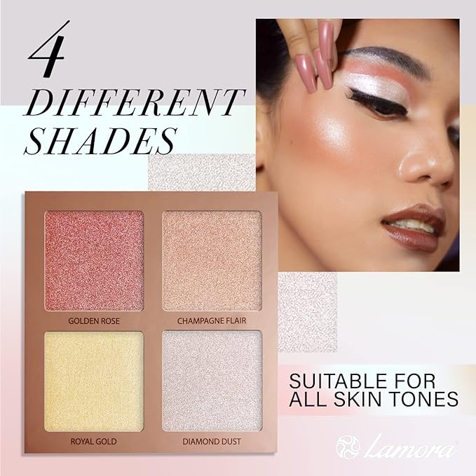 Highlighter Palette Highlighter Makeup Iluminador - Glow Bronzer
