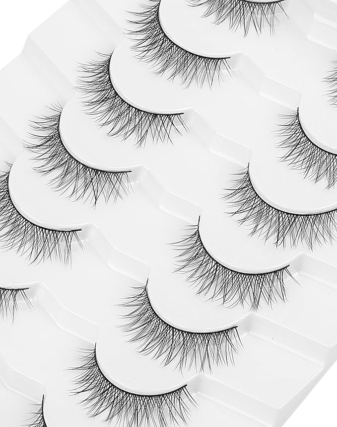 Natural Lashes Natural Eyelashes Short Eyelashes Natural Look False Eyelashes Wispy Eye Lashes Small Lashes Fake Lashes K33