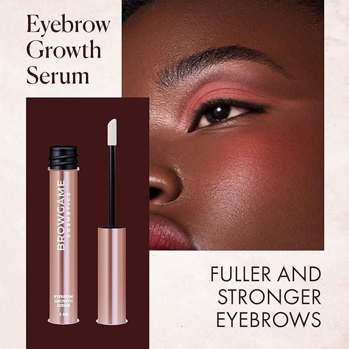 Eyebrow Growth Serum - Provides Full, Healthy And Well Defined Eyebrows - High Technology Formula - Vegan And Cruelty Free - Flexible Applicator Developed Specifically For Brows - 0.1 Oz