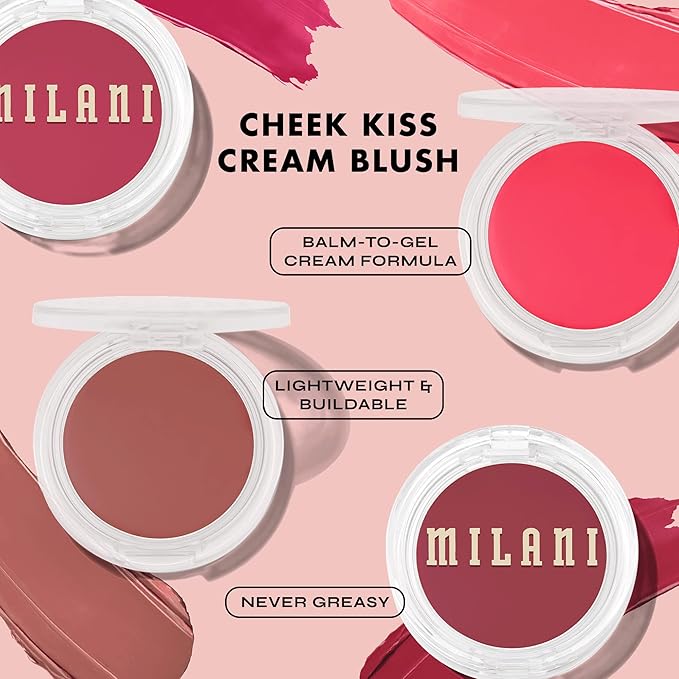 Milani Cheek Kiss Cream Blush- Cream to Gel