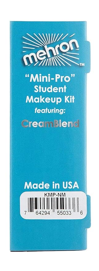 Mehron Makeup Mini-Pro Student Makeup Educational Kit (Medium/Olive)