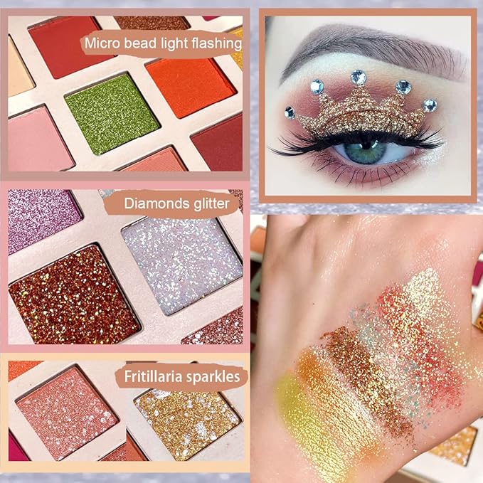 KAIQIKAIXI 42 Colors Eye shadow Palette Eye Makeup