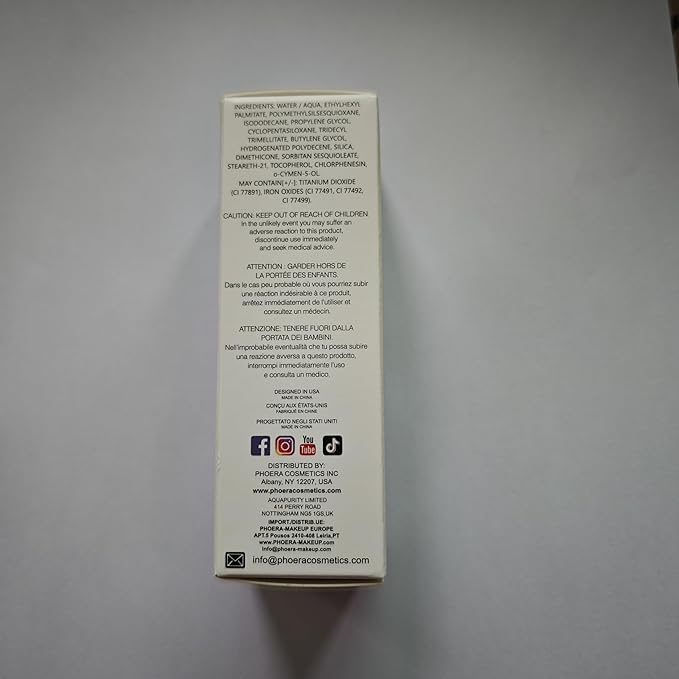 BestLand 2Pack PHOERA Foundation Full Coverage Liquid Foundation Cream - Long-lasting Lightweight Concealer - Oil-Free Formula - Natural Shade - Suitable for All Skin Types (2 Pack Buff Beige #104)